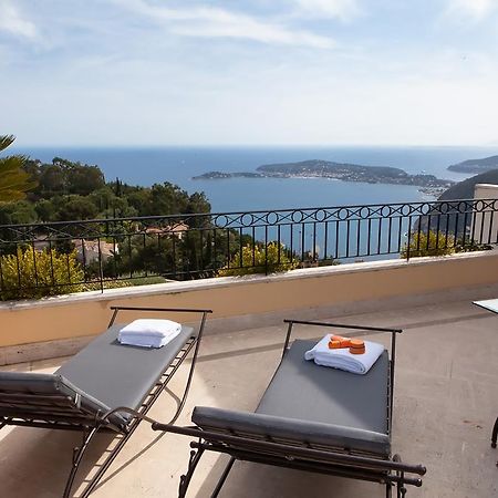 Sunny Panoramic Balcony Apartment Eze Exterior photo