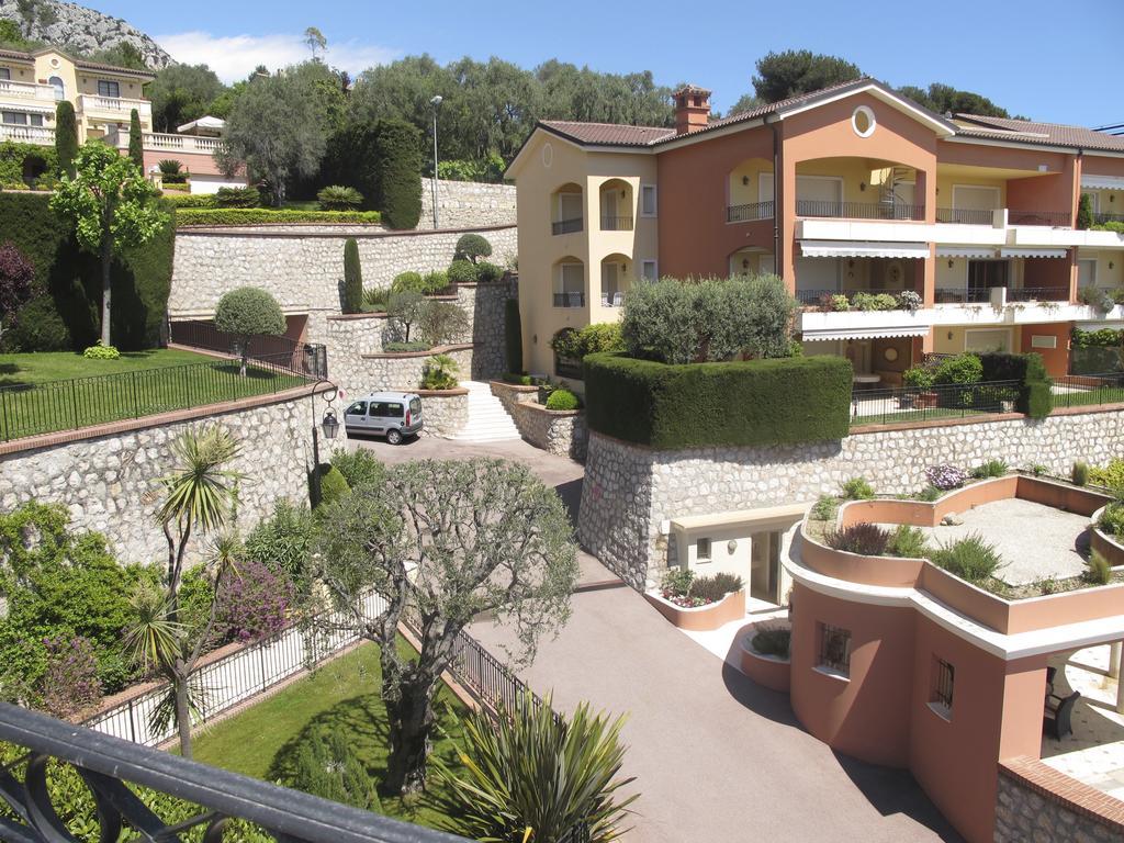 Sunny Panoramic Balcony Apartment Eze Exterior photo