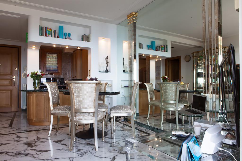Sunny Panoramic Balcony Apartment Eze Exterior photo
