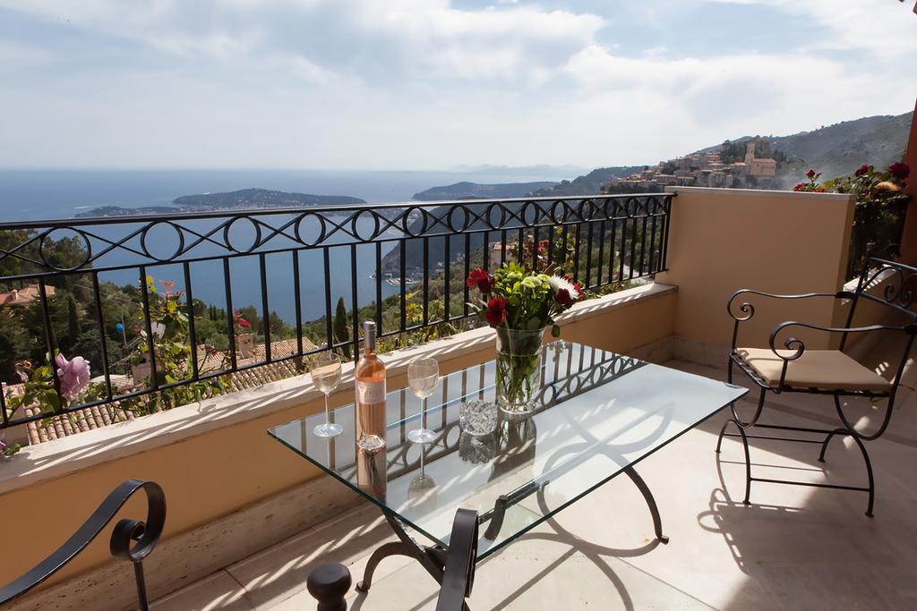 Sunny Panoramic Balcony Apartment Eze Exterior photo