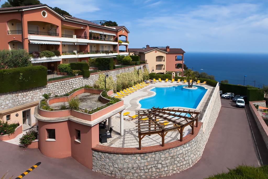 Sunny Panoramic Balcony Apartment Eze Exterior photo