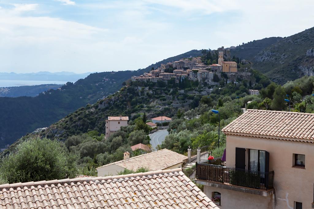 Sunny Panoramic Balcony Apartment Eze Exterior photo